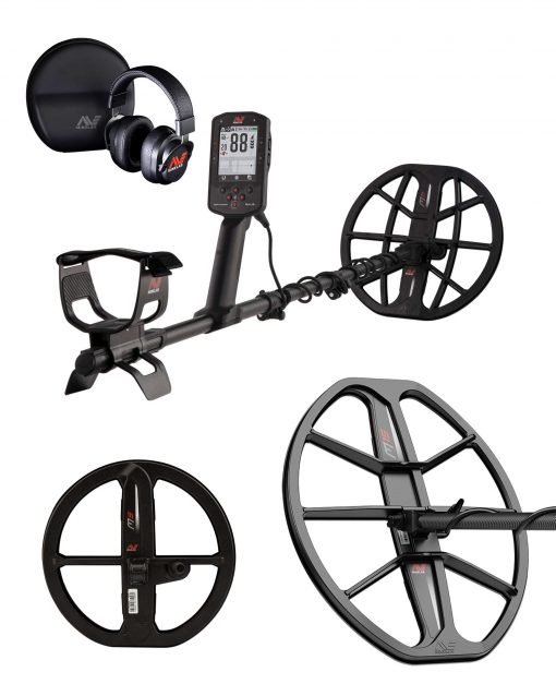 Minelab Manticore Metalldetekor mit gratis M9 & M15 Suchspule