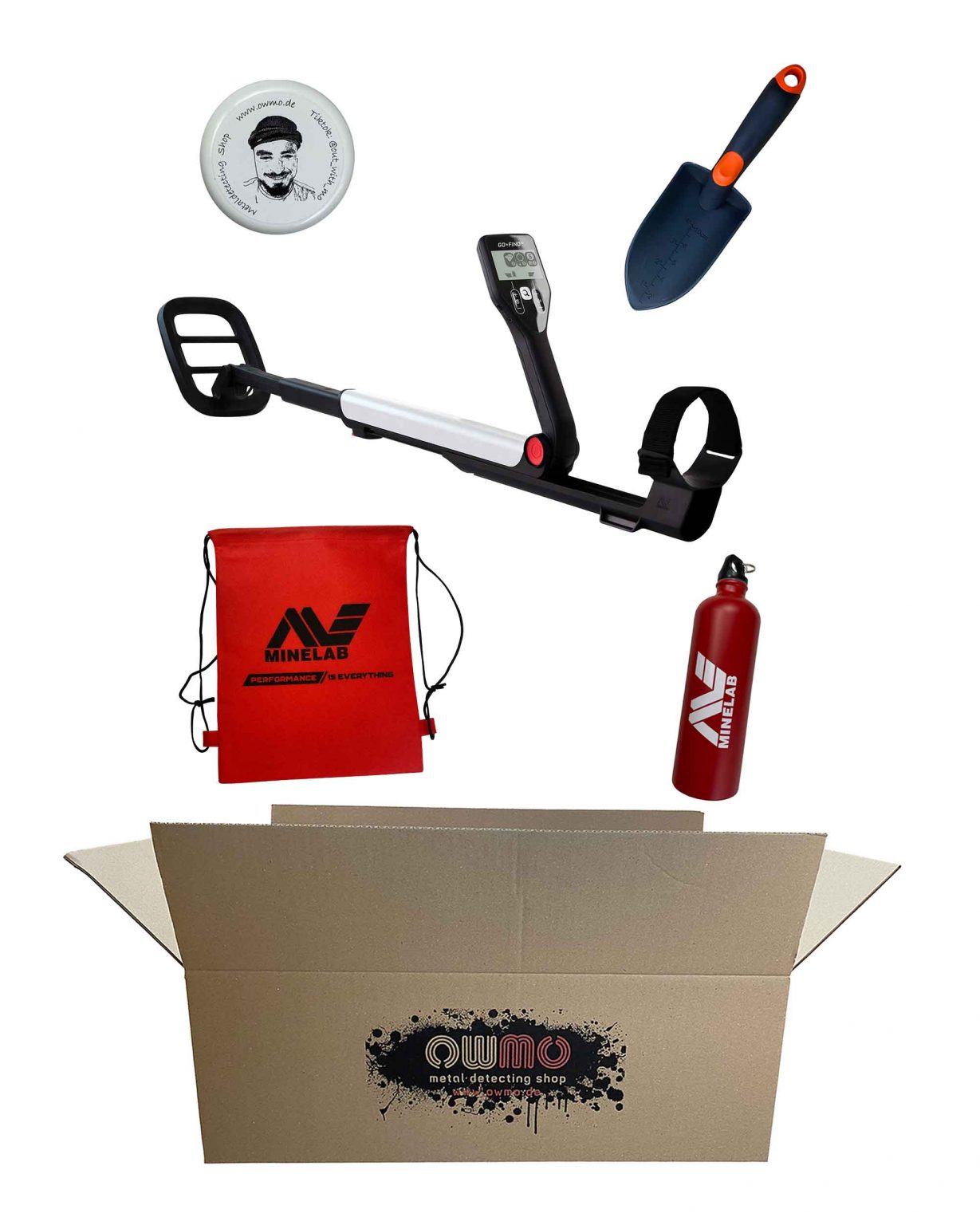 Minelab GoFind 11 Metalldetektor Set für Kinder OWMO Metalldetektor SHOP